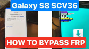 I've dug around a bit and found a solution, . How To Bypass Frp Galaxy S8 Scv36 Japan Youtube