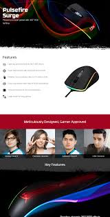 Lately, they have joined the gaming peripherals area, and their new stuff instantly became renowned among many gamers around the globe. Hyperx Pulsefire Surge Rgb Gaming Mouse Hx Mc002b Buy Best Price In Uae Dubai Abu Dhabi Sharjah