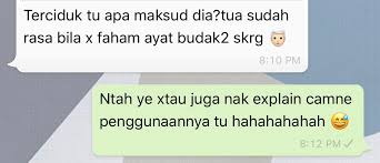 Cinta itu baik, namun terkadang menyakitkan. Maksud Terciduk Dalam Bahasa Melayu