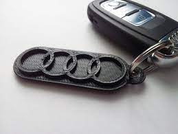Audi Keychain By Churchi Thingiverse Alphabet Tattoo Designs 3d Printing Keychain