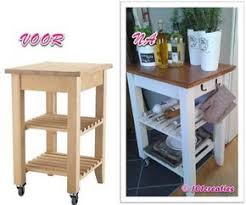 Diy Ikea Roltafel Pimpen Naar Landelijk Exemplaar Bijzettafel Keuken Hack 101creaties Roltafel Ikea Ikea Ideeen
