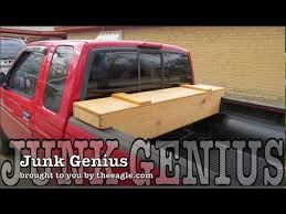 You have to prepare the holding box & its supporting top cover. Junk Genius Tools And Tackle Truck Box Youtube