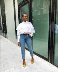 Pin By Starchild On Mode Black Women Fashion Fashion Nice Tops