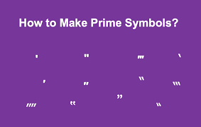 These special characters range from currency symbols to legal symbols to checkmarks. How To Type Prime Symbols With Keyboard Webnots