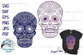 Weekly free svg cut file diy craft inspirations & videos click this link for more. Sugar Skull Svg Cut Files 230999 Svgs Design Bundles