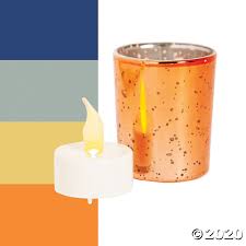 See also:mercury glass mercury pillar candle holder silver mercury mercury candle. Mercury Glass Votive Candle Holders With Battery Operated Candles Oriental Trading