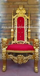 Feel Like Royalty On Your Big Day With Our Throne Chairs Available For Rent In Different Colors And Styles 1 718 744 899 King Chair Throne Chair Queen Chair