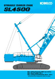 sl 4500 kobelco cranes pdf catalogs technical