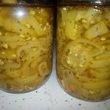 Grandma Grumney S Canned Italian Hot Pepper Rings Recipe Stuffed Hot Peppers Stuffed Peppers Hot Pepper Recipes