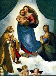Є одним з найвідоміших творів італійського ренесансу. Sikstinskaya Madonna Rafael 1512 Istoriya Kartiny