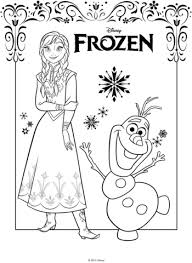 Dibujos Para Colorear Frozen Olaf