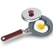 Nonstick Heart Shaped Fried Egg Mini Pancake Pan With Lid Stainless Steel Zinnor Pan Pancake Pan Mini Eggs