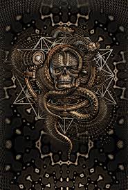 Tapisserie Skullodelic De Luminokaya Psy Visionary Art Etsy Visionary Art Tapestry Steampunk Artwork