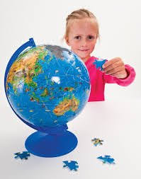 This 530 piece jigsaw puzzle assembles into a free standing sphere. Ravensburger 3d Jigsaw Puzzles For Kids And Adults 180 Piece Globe Design 4005556123384