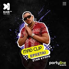 Mad clip official madclip page multi platinum artist ! Partyline Cyprus O Mad Clip Erxetai Sthn Kypro Klik Fm Cyprus Powered Partyline Events Facebook