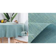 Because dining table sizes are not standardized across the furniture industry, tablecloth dimensions usually fall within a range that can work on many tables. 90 Inch Round Dining Tablecloths Spring Simple Fabric Modern For Sale