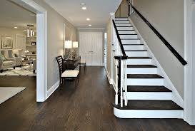 Traditional Entryway With French Doors Northern Red Oak Espresso 5 In Engineered Hardwood Wid Wood Floors Wide Plank Wood Floors Wide Plank Hardwood Floors