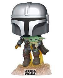 Pop Star Wars 402 The Mandalorian Mandalorian With Child Jet Pack Funko Pop Star Wars Star Wars Toys Kids Star Wars Toys
