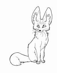 Kawaii Fox Coloring Page Awesome African Animal Template Animal Templates In 2020 Fox Coloring Page Animal Templates Animal Coloring Pages