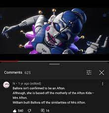 Have you ever thought how weird it would be for William to explain how Ballora  was designed : r/fivenightsatfreddys