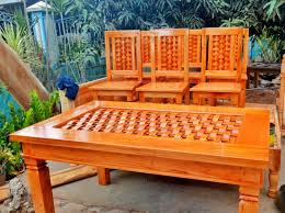Dining Set Table Made From San Vicente Furnitures Ilocos Sur Region 1 Philippines Made Of Mahogany Wood San Dining Table Setting Outdoor Decor Mahogany Wood