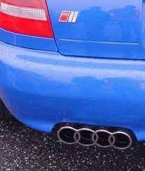 Custom Audi Ring Exhaust Tip Audi Audi S6 Audi Quattro