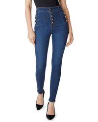 J brand natasha skinny jeans in paradiso. J Brand Lillie High Crop Skinny In Unite In Blue Lyst