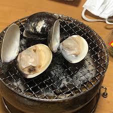 ハマグリ】危険なハマグリの破裂。網で焼くときは貝殻の破裂に注意。次回はアサリの網焼きかな。 - うおけんのブログ
