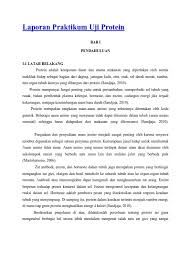 Maybe you would like to learn more about one of these? Top Pdf 172068886 Laporan Praktikum Uji Protein Pdf 123dok Com