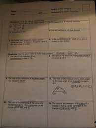 Geometry and trigonometry unit 6 similar triangles. Solved Name Date Unit 6 Similar Triangles Homework 1 Chegg Com