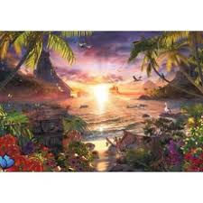 Gigantic puzzle with 18.000 pieces. Paradise Sunset 18000 Piece The Toy Store