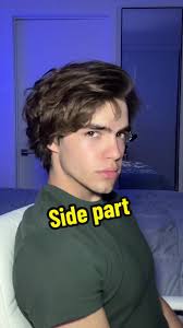 Side part hair tutorial 😱#dillonlatham #sidepart #saltspray