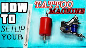 Tattoo machine setup as a beginner step by step | subtitles available !!! Tattooing For Beginners Tattoo Machine Needle And Tube How To Tutorial Youtube