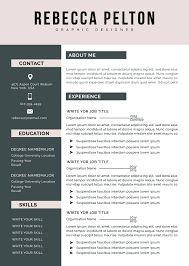 Professional Resume Template Modern Cv Template For Word Cover Letter Clean Modern Resume Template Mac Pc Instant Download Resume Template Free Resume Template Professional Free Printable Resume