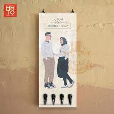 Dibuat dari material kayu yg enteng dan tinggal tempel. Jual Hiasan Dinding Unik Walldecor Gantungan Kunci Custom Vector Art 02 Diskon Shopee Indonesia