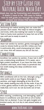 Step By Step Guide For Washing Natural Hair Natural Hair Washing Natural Hair Styles Natural Hair Routine