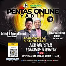 Jawatan kosong yayasan dakwah islamiah malaysia (yadim). Yayasan Dakwah Islamiah Malaysia Yadim Pentas Online Yadim Bersama Ustaz Datuk Dr Zahazan Mohamed Selebriti Dakwah Tajuk Agar Sentiasa Dibantu Allah Tetamu Istimewa Ustaz Datuk Dr Zahazan