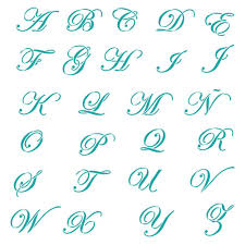 Descarga ahora la ilustración abc alfabeto manuscrita caligráficas letras mayúsculas y minúsculas. Abecedario En Cursiva Toda La Informacion