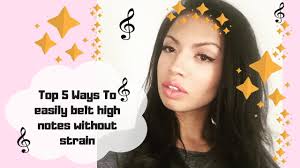 Ken tamplin's guide to belting. Top 5 Ways To Easily Belt High Notes Without Strain How To Hit High Notes When Singing Youtube