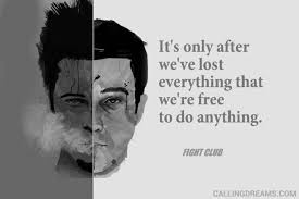 Tyler durden will always go down as one of the coolest characters in any movie ever.â â brad pitt's portrayal of edward norton's alter ego in the movie fight club was superb and after that movie filmed. Fight Club Tyler Durden Quotes 2