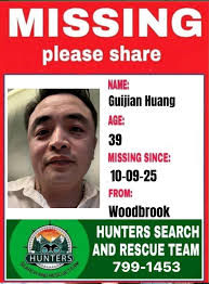 PLEASE SHARE QUICKLY: GUIJIAN HUANG is MISSING. If you have information  which could assist in locating him, please contact 800-TIPS, 999,555 or our  team at 7991453.Let's get him home. PLEASE SHARE. THANKS.
