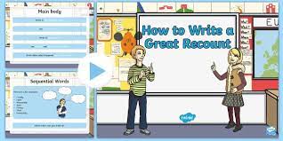 In fact, most kindergarten activities for kids are learning games which lead to. Writing A Recount Ks2 Powerpoint Teacher Made