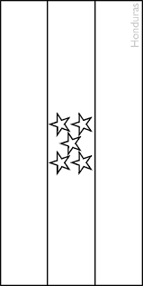 Use crayola® crayons, colored pencils, or markers to color the flag of ghana. Honduras Map Coloring Pages Learny Kids