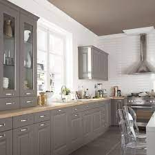 Colonne de cuisine 60 cm 2 portes 1 ouverture firminy blanc et gris. Cuisine Taupe Candide Cooke Lewis Peinture Meuble Cuisine Repeindre Meuble Cuisine Meuble Cuisine