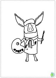 Handmade birthday cards for him. Olivia The Pig Coloring Page Dinokids Org Peppa Pig Coloring Pages Coloring Pages Pig Illustration