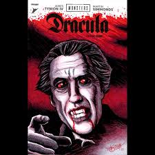 Christopher Lee Dracula Sketch Cover! Just in time for Halloween! Let's see  if the picture of the blank gets more views and likes than my sketch.  #halloween #dracula #hammerhorror #christopherleedracula #imagecomics  #universalmonsters #