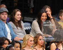 Adams and troian bellisario, seen here in january 2020, got married in 2016. Patrick J Adams Girlfriend Troian Bellisario And Her Pretty Little Liars Co Star Shay Mitchell At A Sports Pretty Little Liars Troian Bellisario Celebrities