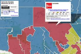 Carte Des Resultats Electoraux De 2012 Le Defi De La Caq La Presse
