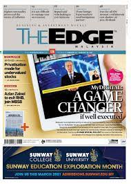 Please consider supporting us by giving a social vote after downloading. The Edge Malaysia 22 02 2021