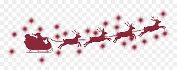 Then, on a small plate next to santa's on christmas eve, pour the magic reindeer food on, and when santa has his treat, the reindeer will. Red Reindeer Santa Sleigh Christmas Fly Freetoedit Santa Claus Hd Png Download Vhv